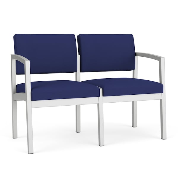 Lesro Lenox 2 Seat Tandem Seating W/ No Center Arm, 43.5 in W 24.5 in L 32 in H LS2101 - main